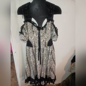 Lip Service Rare Black and White Winchester Dress Size Medium